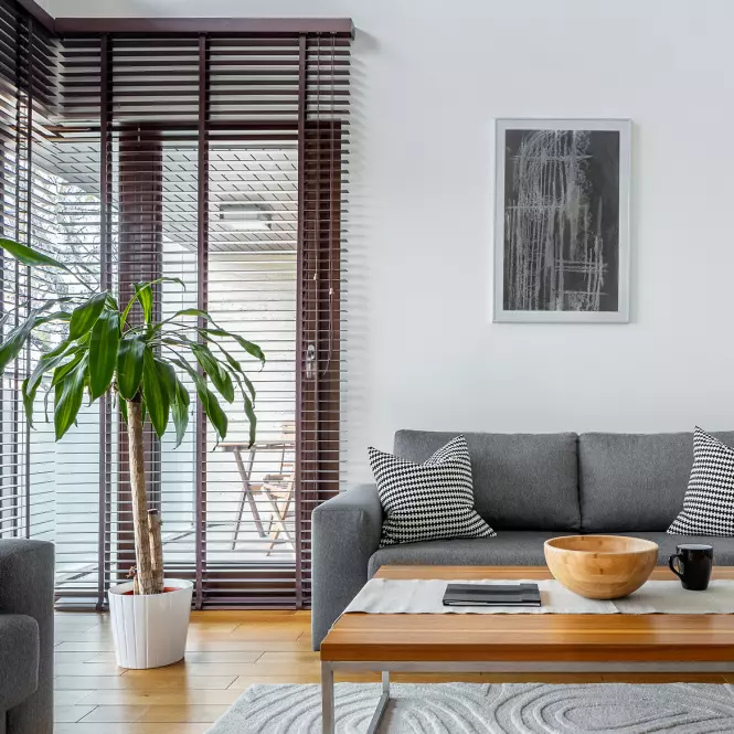 Žalúzie PVC 160x180 cm hnedé