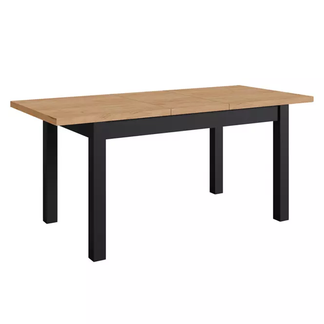 Rozkladací stôl Mini 135/175x80cm čierna/craft,2