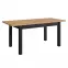 Rozkladací stôl Mini 135/175x80cm čierna/craft,2