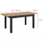 Rozkladací stôl Mini 135/175x80cm čierna/craft,3