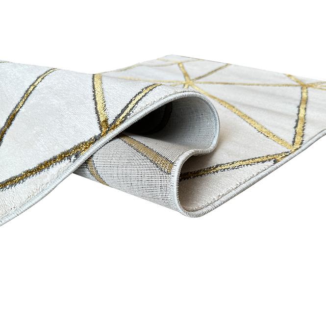 Koberec Frisee Diamond 0,8/1,5 A0071 biela/zlatá