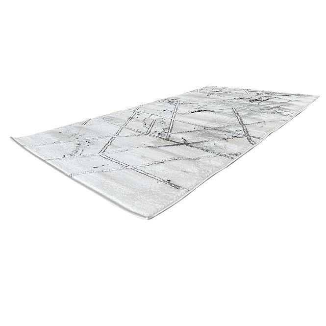 Koberec Frisee Diamond 0,8/1,5 A0085 biela strieborný