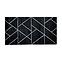 Koberec Frisee Diamond 0,8/1,5 B0052 čierna/strieborný,2