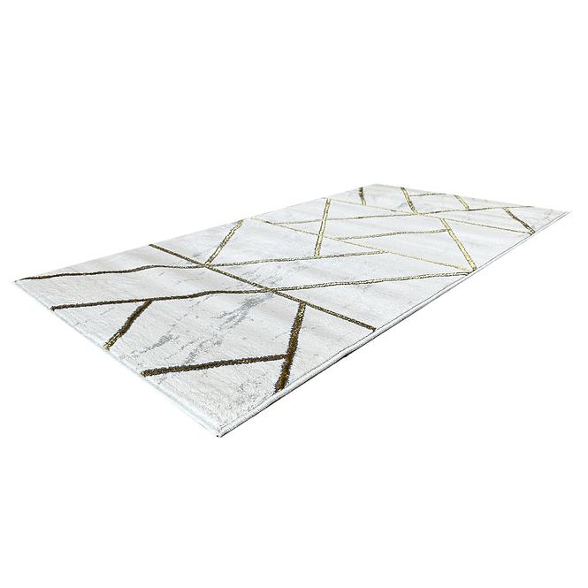 Koberec Frisee Diamond 1,33/1,9 A0052 biela/zlatá