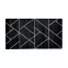 Koberec Frisee Diamond 1,33/1,9 B0052 čierna/strieborný,2
