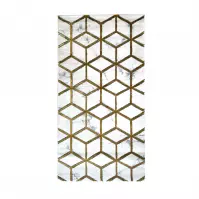 Koberec Frisee Diamond 1,33/1,9 B0072 biela/zlatá