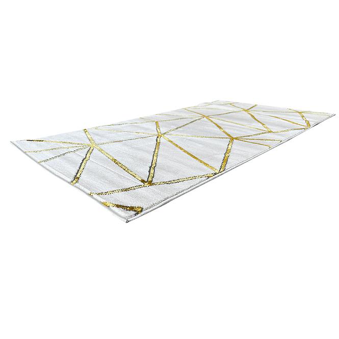 Koberec Frisee Diamond 1,6/2,3 A0071 biela/zlatá