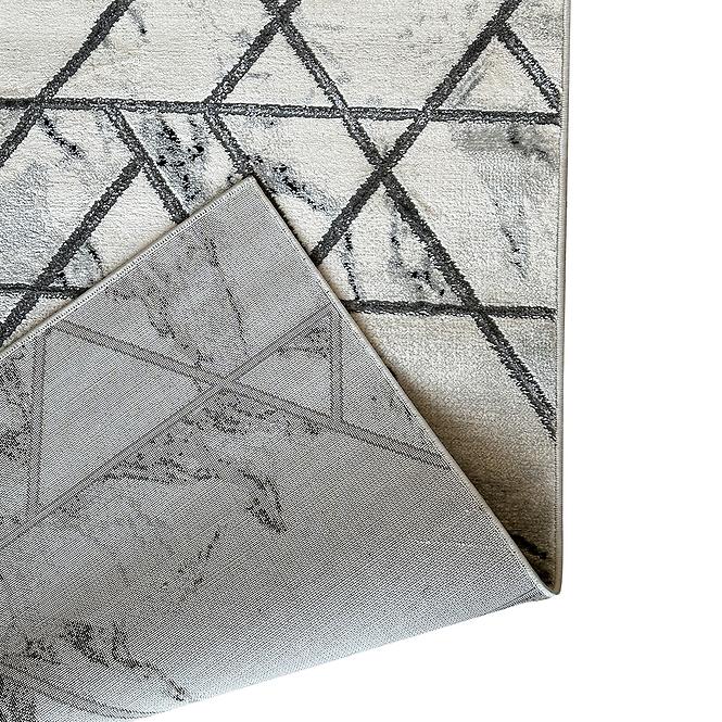 Koberec Frisee Diamond 1,6/2,3 A0085 biela strieborný