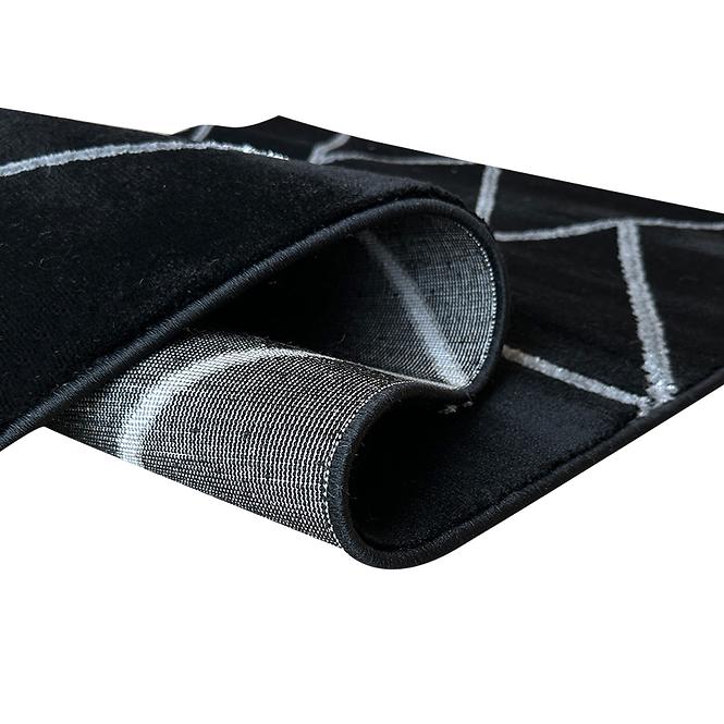 Koberec Frisee Diamond 1,6/2,3 B0052 čierna/strieborný,5