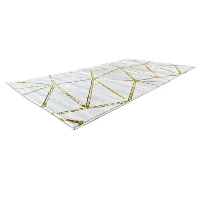 Koberec Frisee Diamond 2,0/2,9 A0071 biela/zlatá,2
