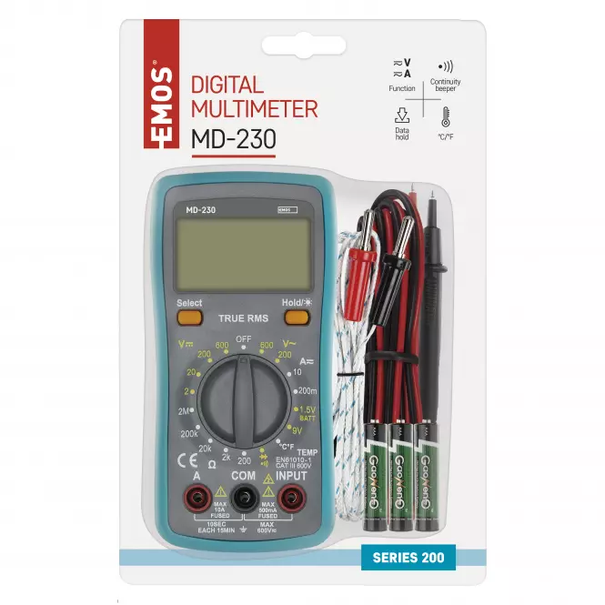 Digitálny multimeter MD-230 M0230,2