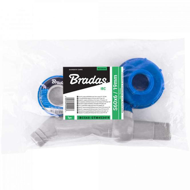 Kohútik so spojkou IBCS60x6 na hadicu 19-25 mm,2