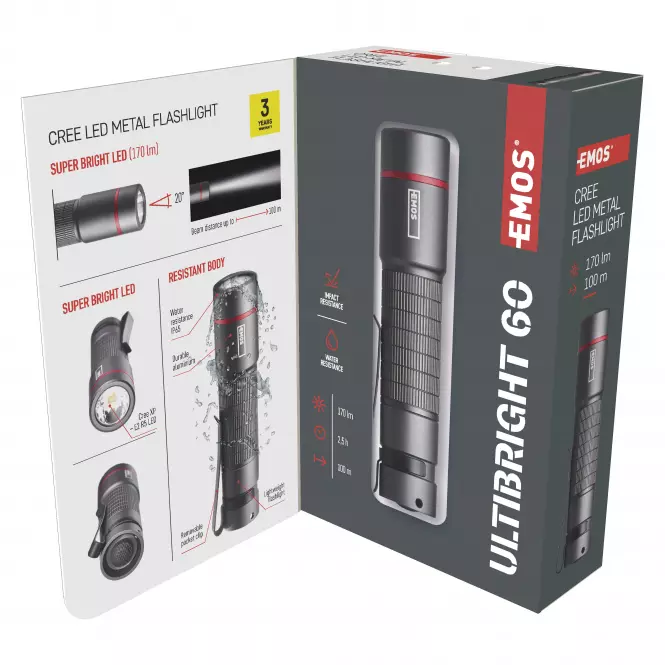 Baterka LED ULTIBRIGHT 60 170lm 1xAA P3160,2