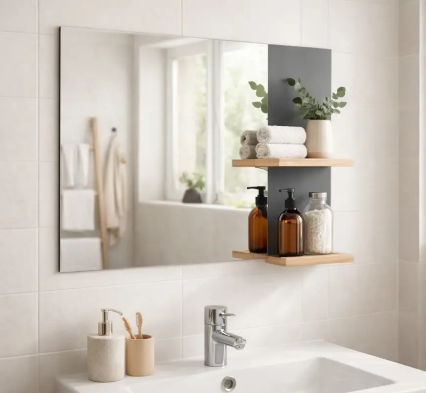 Zrkadlo Legar 80 anthracite