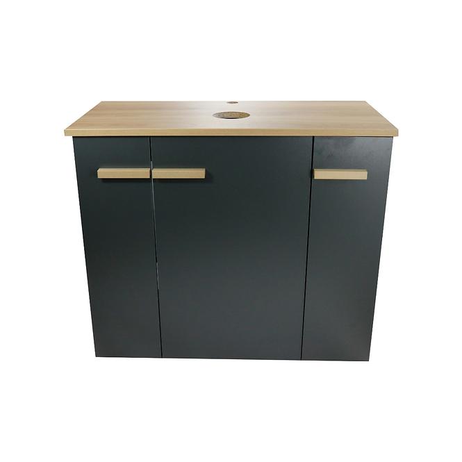 Kúpeľňová skrinka Legar 80 anthracite,4