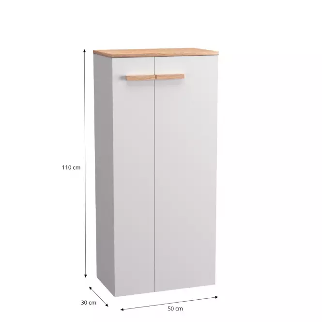 Kúpeľňová komoda Legar 50 biela,2