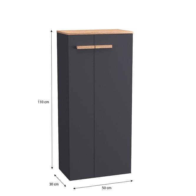 Kúpeľňová komoda Legar 50 anthracite,2