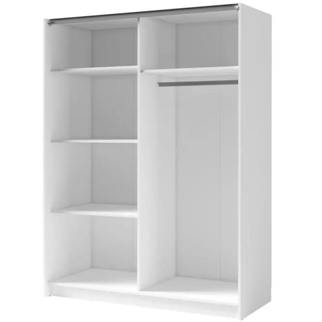Skriňa Gozo III 10 so zrkadlom biela,3