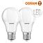 Žiarovka LED OSRAM A60 E27 8,5W 4000K 2PAK