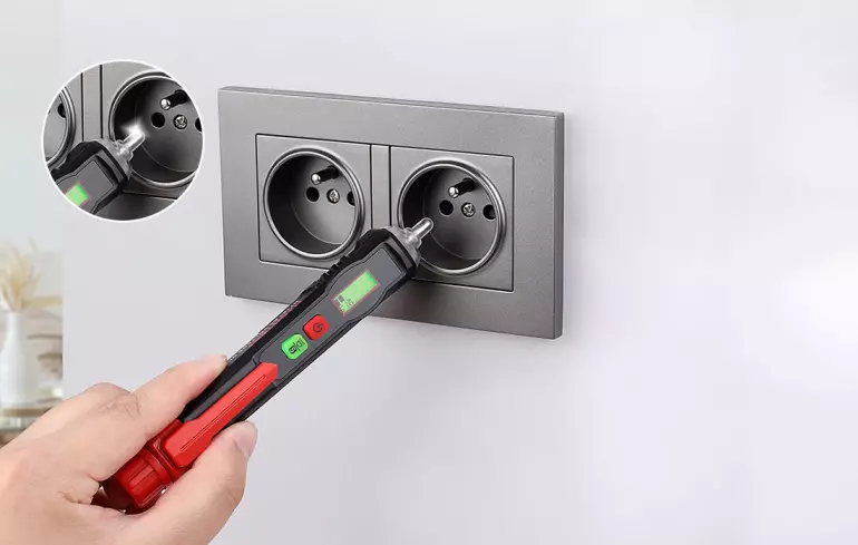 Bezkontaktný tester napätia a fáz Habotest HT101