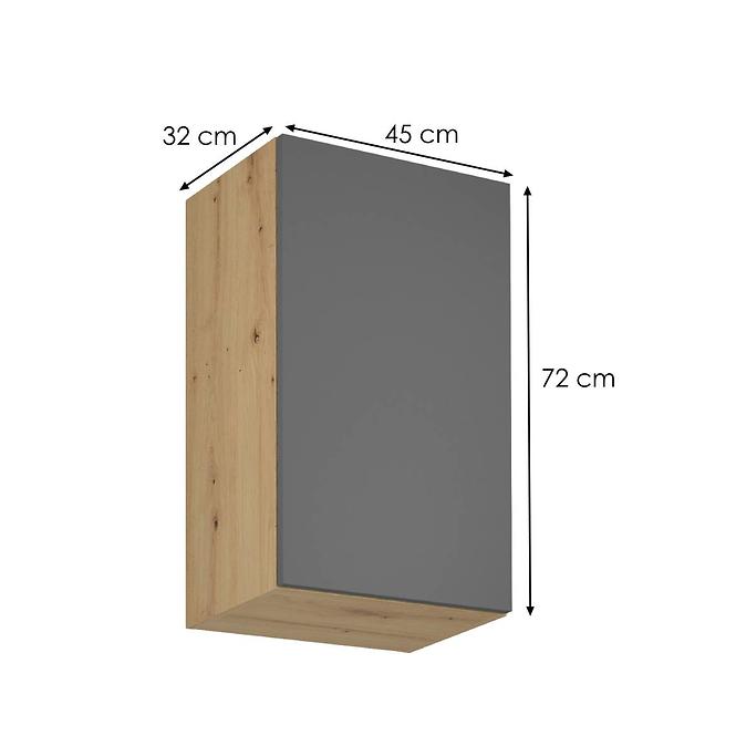 Skrinka do kuchyne Langen G45 grey