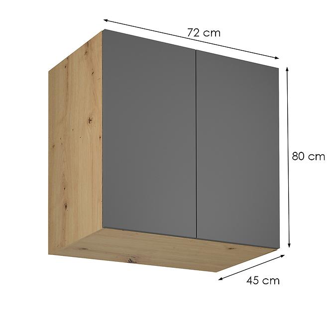 Skrinka do kuchyne Langen G80G grey