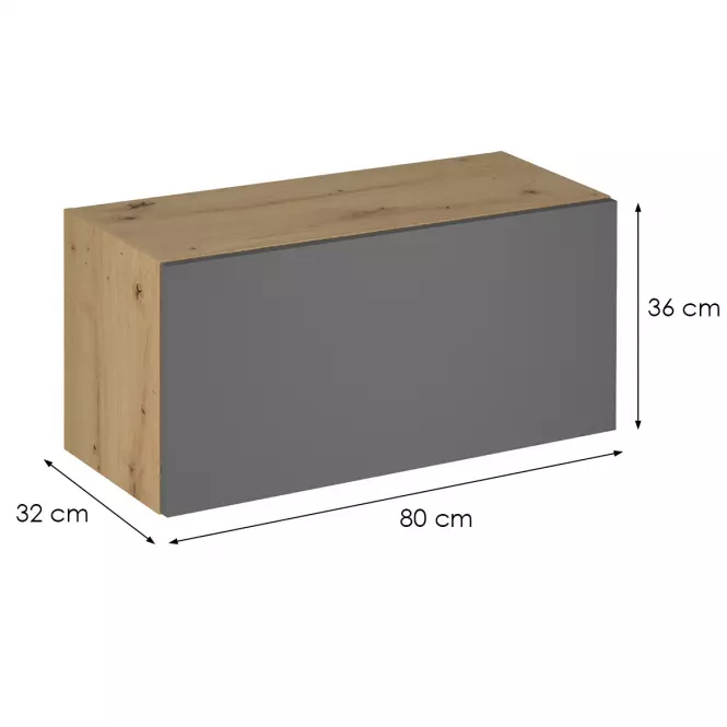 Skrinka do kuchyne Langen G80K grey
