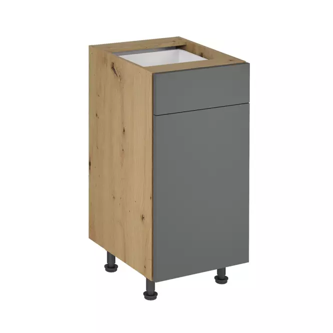 Skrinka do kuchyne Langen d40s1 push grey