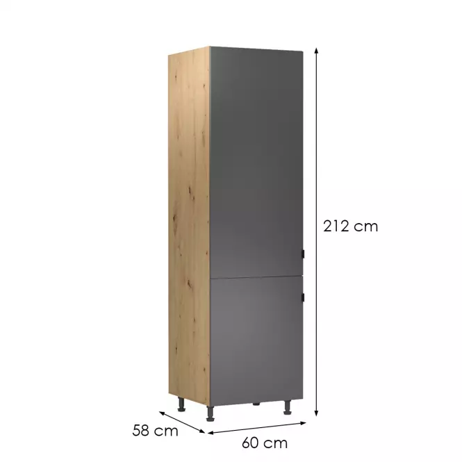 Skrinka do kuchyne Langen d60zl grey
