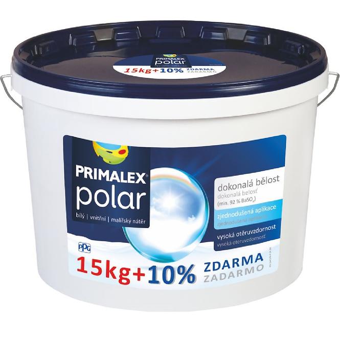 Primalex Vnútorný Maliarsky Náter Polar 15kg+10%