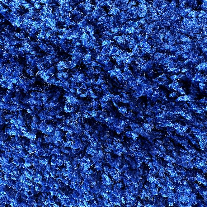 Koberec Shaggy Dream okrúhly 6106 Ø1,2 m námornícka modrá