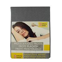 Prestieradlo froté s gumičkou 90x200 šedá 70