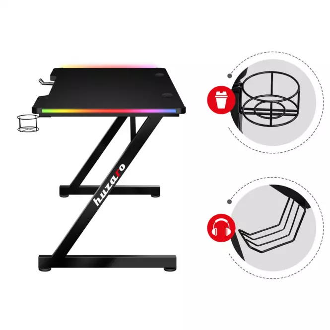 Písací stôl pre hráča HZ-Hero 2.5 RGB