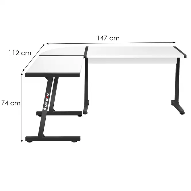 Písací stôl pre hráča HZ-Hero 6.0 white