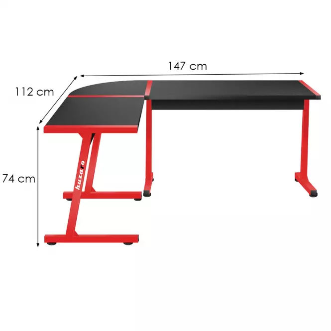 Písací stôl pre hráča HZ-Hero 6.0 red