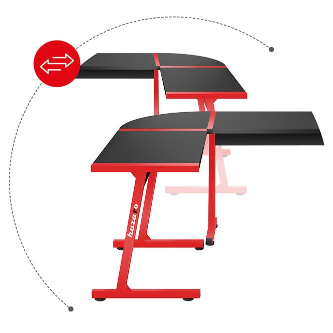 Písací stôl pre hráča HZ-Hero 6.0 red,8