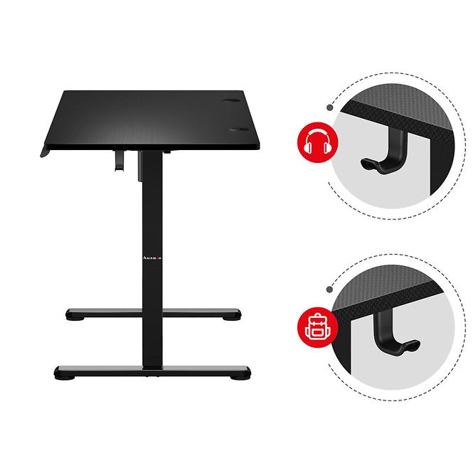 Písací stolík s elektrickým regulovaním výšky HZ-Hero 8.2 black,2