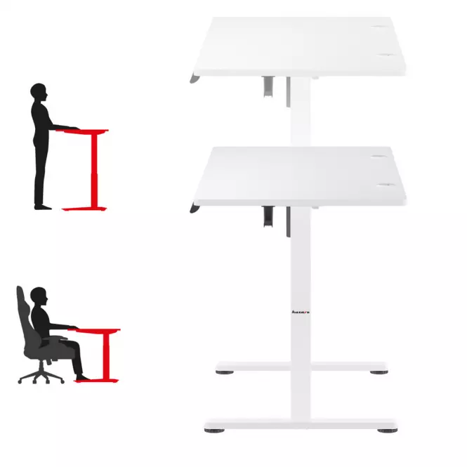 Písací stolík s elektrickým regulovaním výšky HZ-Hero 8.2 white