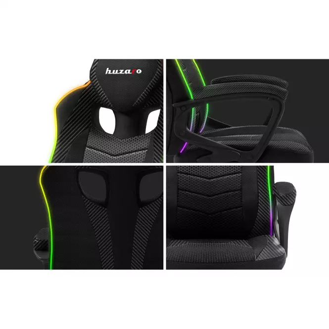 Otočné kreslo pre hráča HZ-Force 2.5 RGB Mesh