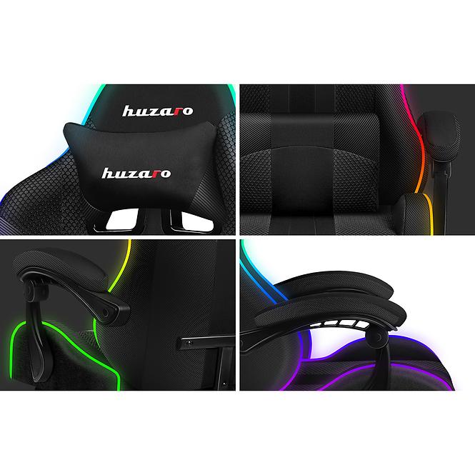 Otočné kreslo pre hráča HZ-Force 4.7 RGB Mesh