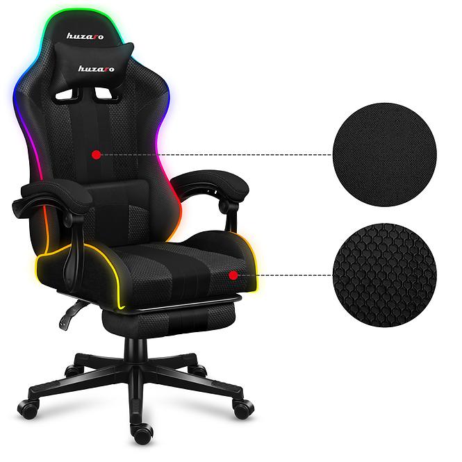 Otočné kreslo pre hráča HZ-Force 4.7 RGB Mesh
