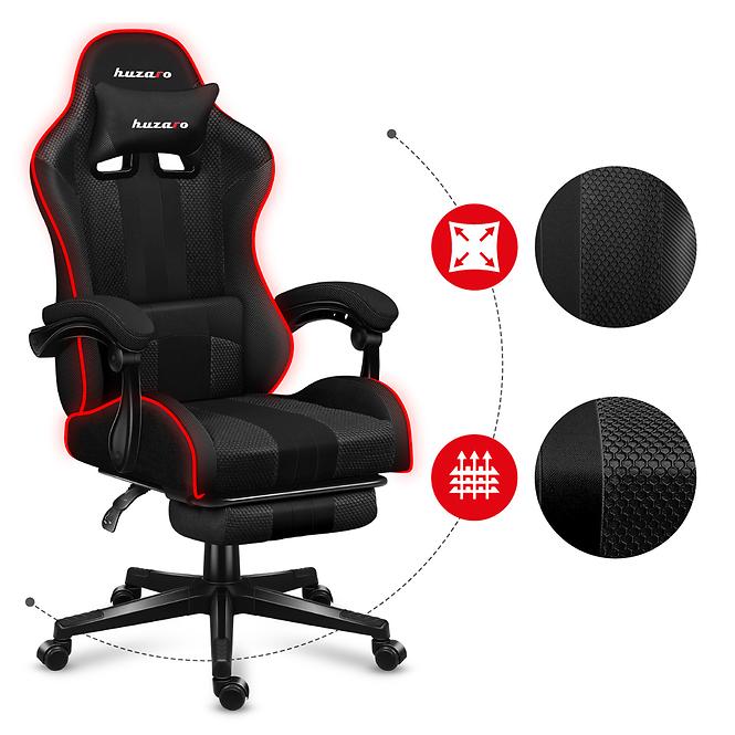Otočné kreslo pre hráča HZ-Force 4.7 RGB Mesh