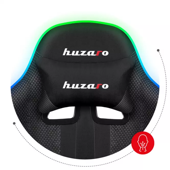 Otočné kreslo pre hráča HZ-Force 4.7 RGB Mesh
