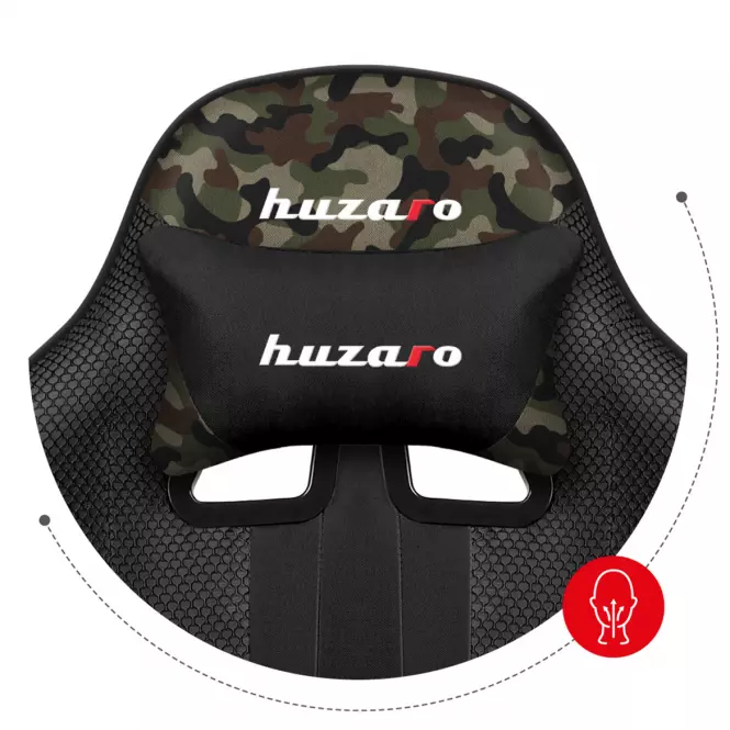 Otočné kreslo pre hráča HZ-Force 4.7 Camo Mesh