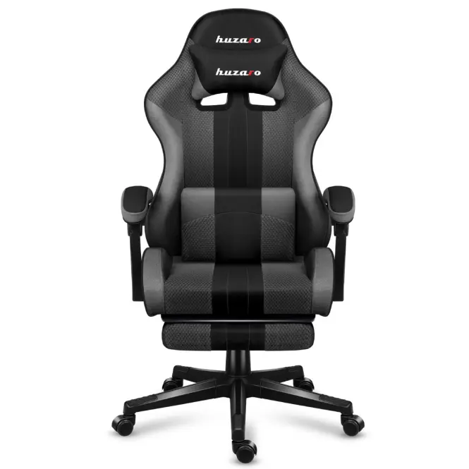 Otočné kreslo pre hráča HZ-Force 4.7 Grey Mesh,11