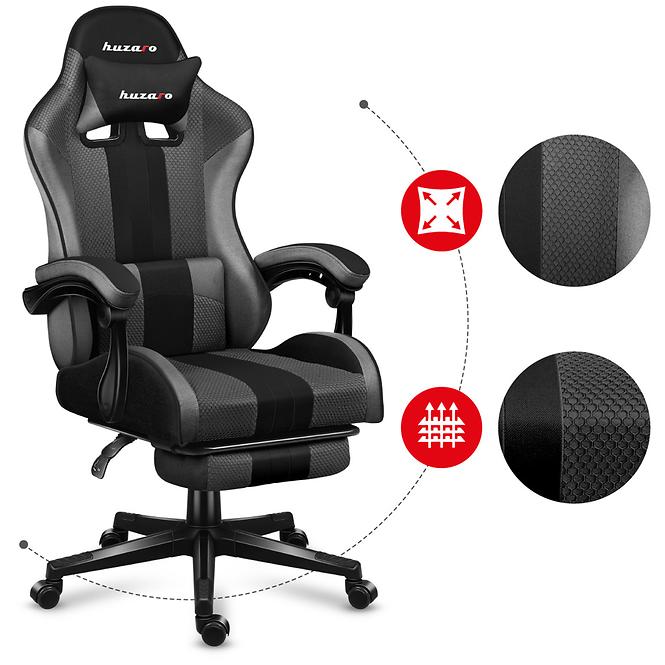 Otočné kreslo pre hráča HZ-Force 4.7 Grey Mesh