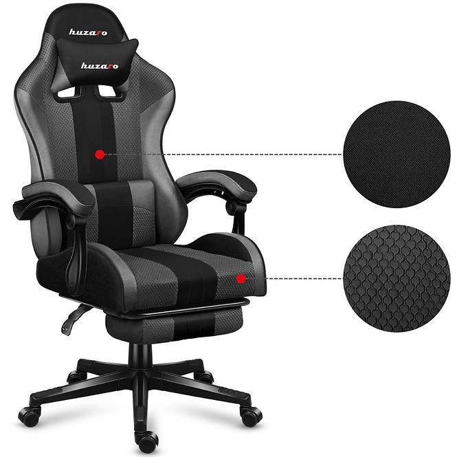 Otočné kreslo pre hráča HZ-Force 4.7 Grey Mesh
