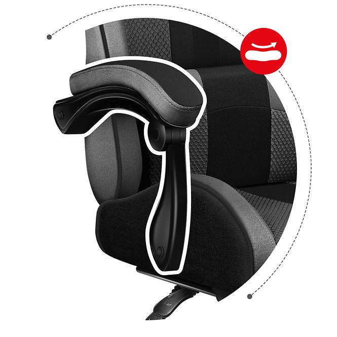 Otočné kreslo pre hráča HZ-Force 4.7 Grey Mesh