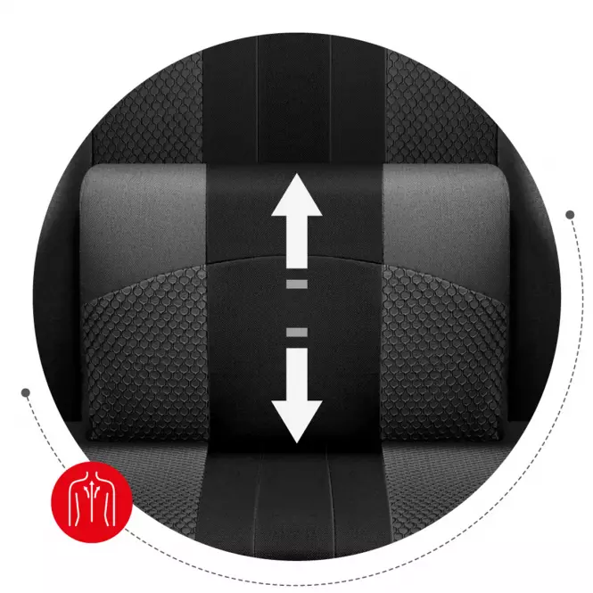 Otočné kreslo pre hráča HZ-Force 4.7 Grey Mesh