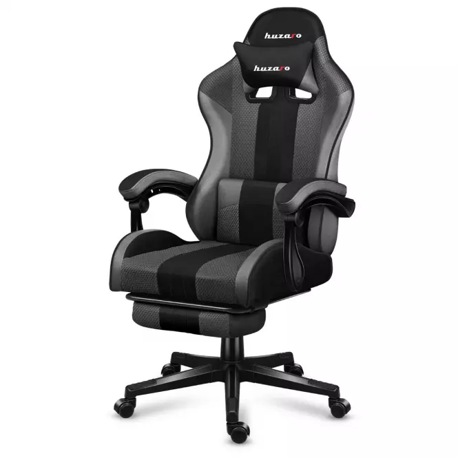 Otočné kreslo pre hráča HZ-Force 4.7 Grey Mesh,2